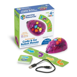 Learning Resources Code N Go Mouse Single - Rechargeable