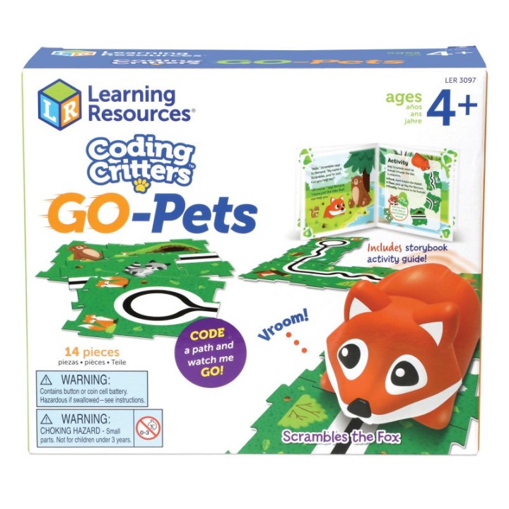 Learning Resources Coding Critters™ Go-Pets, Scrambles the Fox