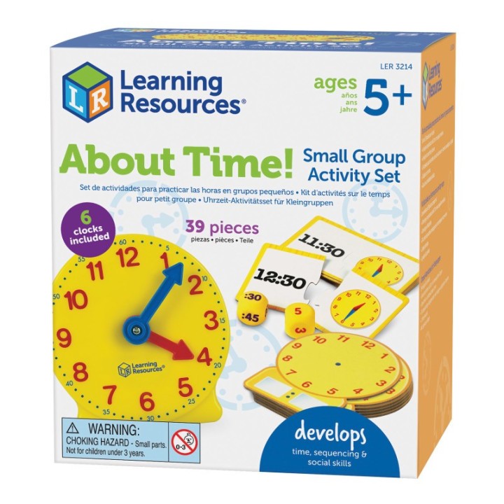 Learning Resources About Time! Small Group Activity Set