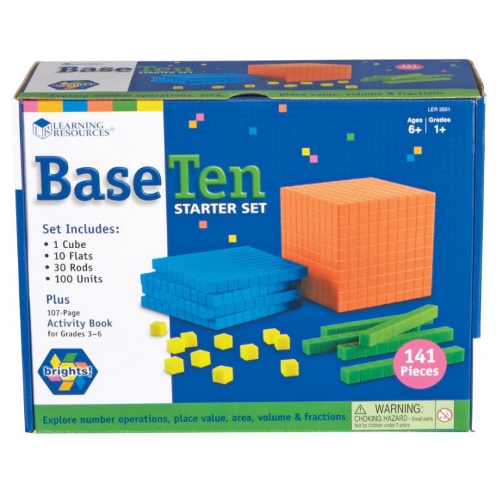 Learning Resources Brights! Base 10 Starter Set