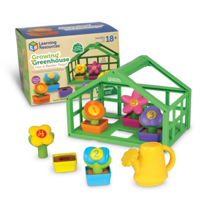 Learning Resources Growing Greenhouse Color and Number Playset