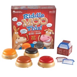 Learning Resources Riddle Moo This™ - A Silly Riddle Word Game