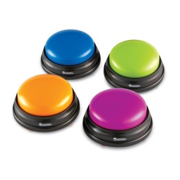 Learning Resources Answer Game Show Buzzers, Set of 4
