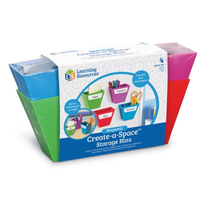 Learning Resources Magnetic Create-a-Space™ Storage Bins