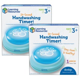 Learning Resources 20-Second Handwashing Timer, Pack of 2
