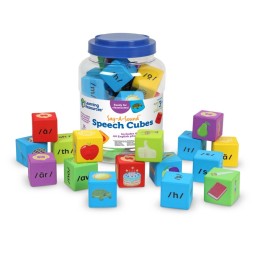 Learning Resources Say-a-Sound™ Speech Cubes, 16 Pieces