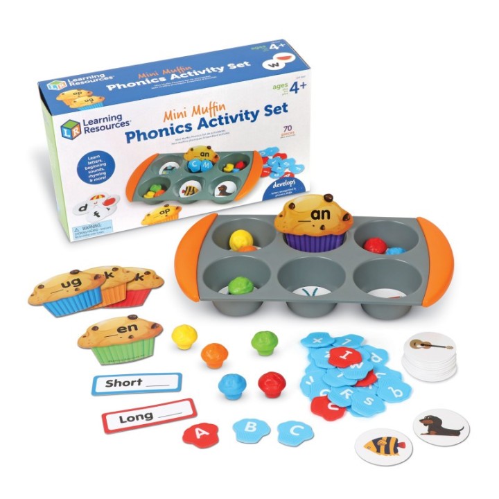 Learning Resources Muffin Tin Letters & Sounds