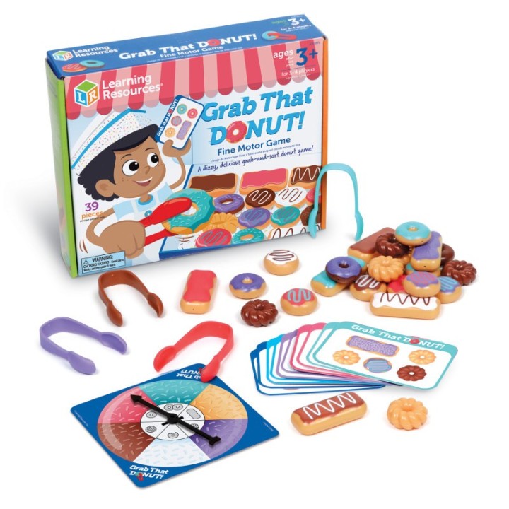 Learning Resources Grab That Donut! Fine Motor Game