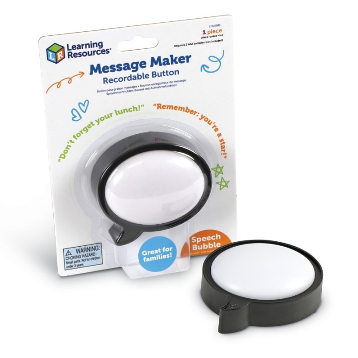 Learning Resources Message Recorder - Speech Bubble