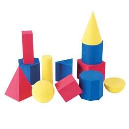 Learning Resources Soft Foam Geometric Shapes Set, Pack of 12