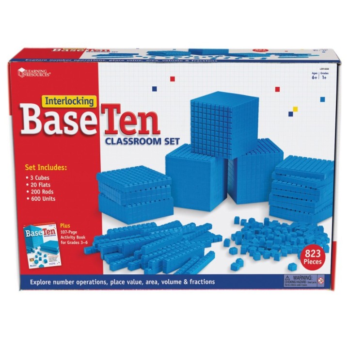Learning Resources Interlocking Base Ten: Class Set