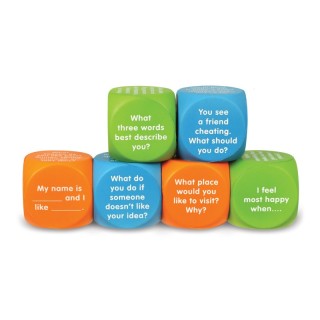 Learning Resources Let's Talk! Cubes, Set of 6
