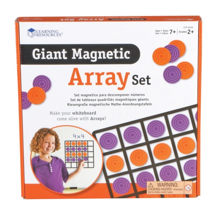 Learning Resources Giant Array Magnetic Demonstration Set