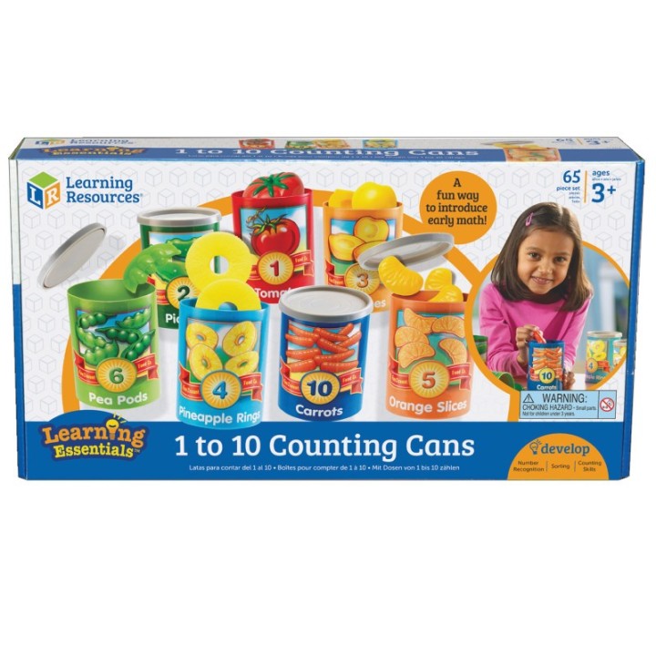 Learning Resources 1 to 10 Counting Cans