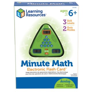 Learning Resources Minute Math Electronic Flash Card