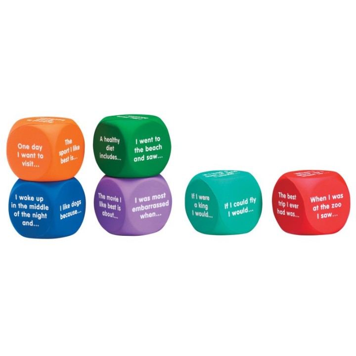 Learning Resources Writing Prompt Cubes, Set of 6
