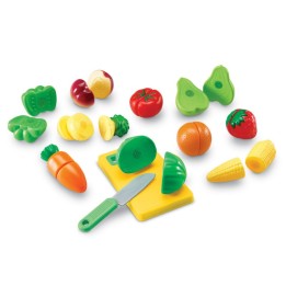 Learning Resources Pretend & Play® Sliceable Fruits & Veggies