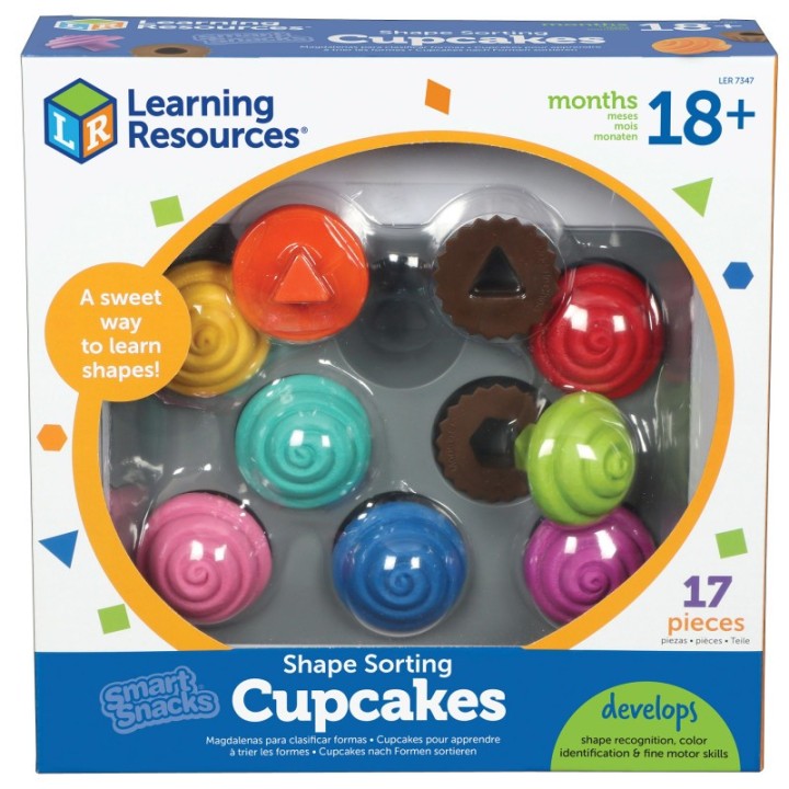 Learning Resources Smart Snacks® Shape Sorting Cupcakes