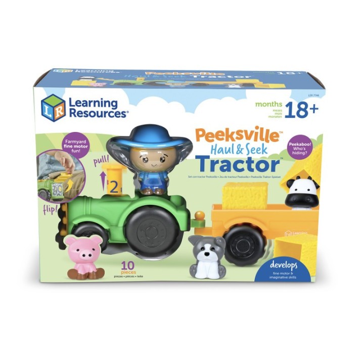 Learning Resources Peeksville Haul & Seek Tractor