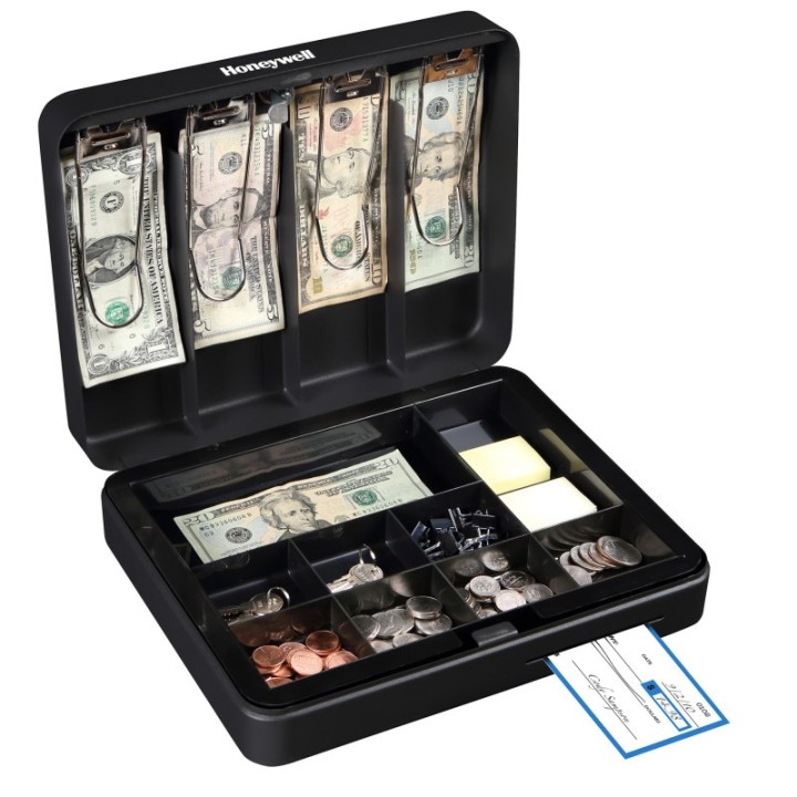 Honeywell Steel Cash Box, Deluxe