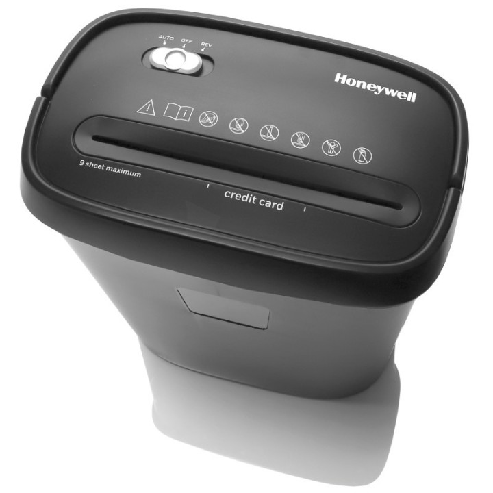 Honeywell 9 Sheet Cross Cut Black Paper Shredder