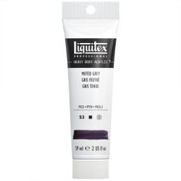Liquitex Professional Heavy Body Acrylic Paint, 59 mL Tube, Muted Grey