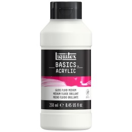 Liquitex BASICS Gloss Fluid Medium, 250 mL Bottle