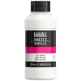 Liquitex BASICS Gloss Varnish, 250 mL Bottle