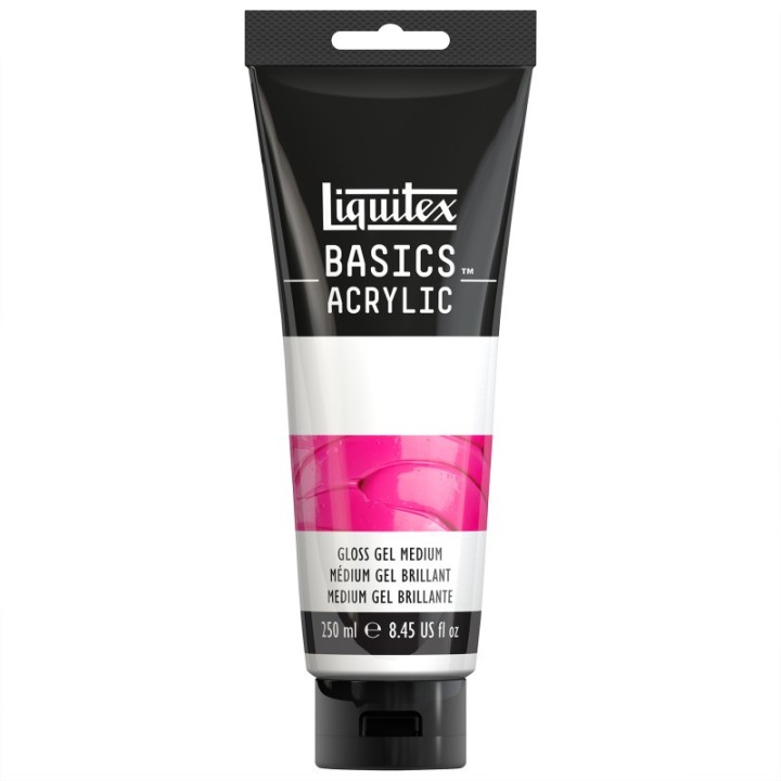 Liquitex BASICS Gloss Gel Medium, 250 mL Tube