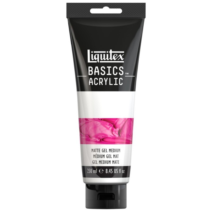 Liquitex BASICS Matte Gel Medium, 250 mL Tube