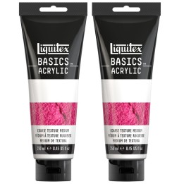 Liquitex BASICS Coarse Texture Gel, 250 mL Tube, Pack of 2