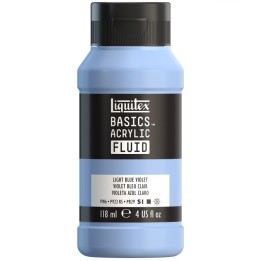 Liquitex BASICS Acrylic Fluid, 118 mL Bottle, Light Blue Violet