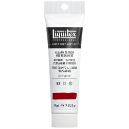 Liquitex Professional Heavy Body Acrylic Paint, 59 mL Tube, Alizarin Crimson Hue Permanent