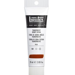 Liquitex Professional Heavy Body Acrylic Paint, 59 mL Tube, Transparent Burnt Sienna