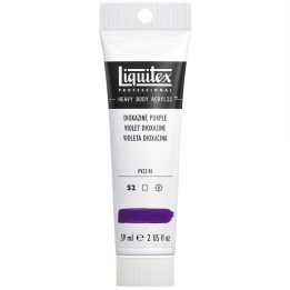 Liquitex Professional Heavy Body Acrylic Paint, 59 mL Tube, Dioxazine Purple