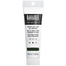 Liquitex Professional Heavy Body Acrylic Paint, 59 mL Tube, Hooker’s Green Deep Hue Permanent