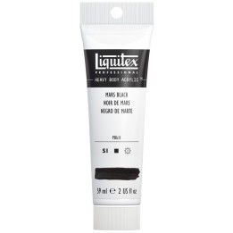 Liquitex Professional Heavy Body Acrylic Paint, 59 mL Tube, Mars Black