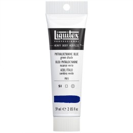Liquitex Professional Heavy Body Acrylic Paint, 59 mL Tube, Phthalocyanine Blue (Green Shade)