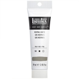 Liquitex Professional Heavy Body Acrylic Paint, 59 mL Tube, Neutral Gray Value 5/Mixing Gray