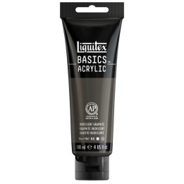 Liquitex BASICS Acrylic Paint, 118 mL Tube, Iridescent Graphite