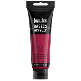 Liquitex BASICS Acrylic Paint, 118 mL Tube, Quinacridone Magenta