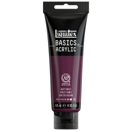 Liquitex BASICS Acrylic Paint, 118 mL Tube, Deep Violet
