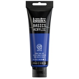 Liquitex BASICS Acrylic Paint, 118 mL Tube, Cobalt Blue Hue