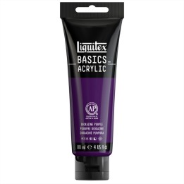 Liquitex BASICS Acrylic Paint, 118 mL Tube, Dioxazine Purple