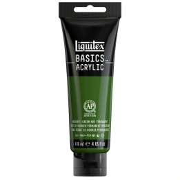 Liquitex BASICS Acrylic Paint, 118 mL Tube, Hooker’s Green Hue Permanent