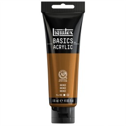 Liquitex BASICS Acrylic Paint, 118 mL Tube, Bronze