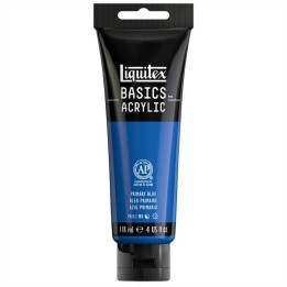 Liquitex BASICS Acrylic Paint, 118 mL Tube, Primary Blue