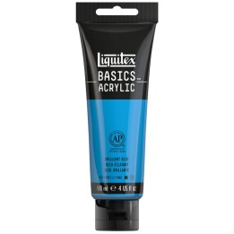Liquitex BASICS Acrylic Paint, 118 mL Tube, Brilliant Blue