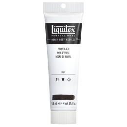 Liquitex Professional Heavy Body Acrylic Paint, 138 mL Tube, Ivory Black