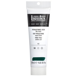 Liquitex Professional Heavy Body Acrylic Paint, 138 mL Tube, Phthalocyanine Green (Blue Shade)